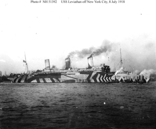 Illustration for article titled La fascinante historia de los barcos camuflados